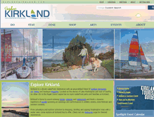 Tablet Screenshot of explorekirkland.com